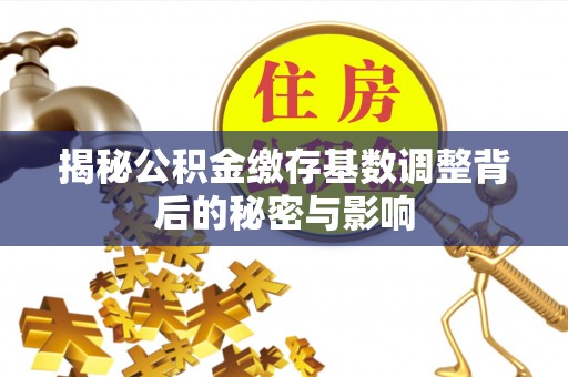 荣县揭秘公积金缴存基数调整背后的秘密与影响