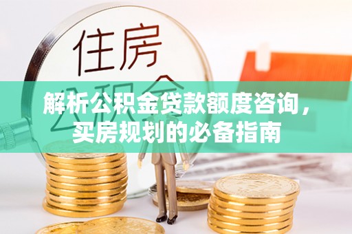 荣县解析公积金贷款额度咨询，买房规划的必备指南