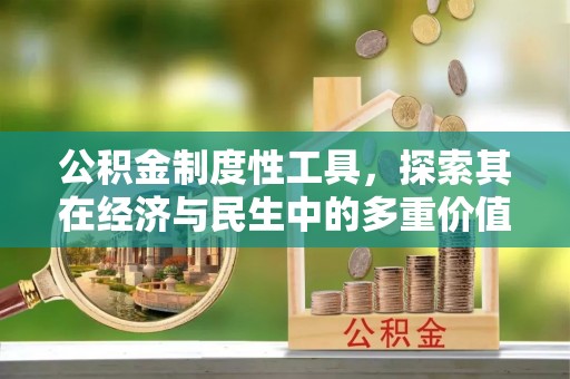 荣县公积金制度性工具，探索其在经济与民生中的多重价值